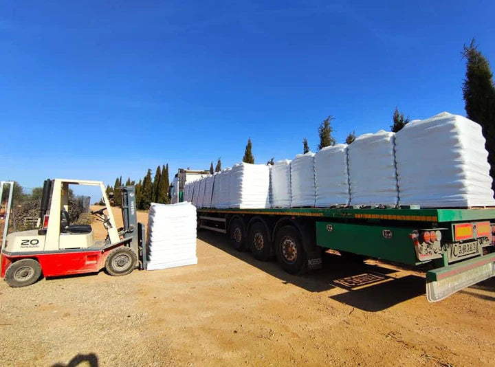 4 Camión completo de 24 palets de Pellets Certificación ENplus A1 en España