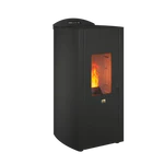 Estufa de pellet KRONE 7 kW negra