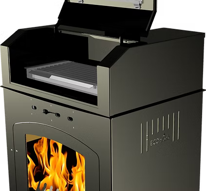 Calefactor a leña Andina 20.000 kcal + Horno desmontable para Andina