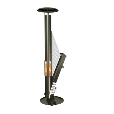 Estufa a Pellet Serrana 10.000 kcal Móvil para exterior